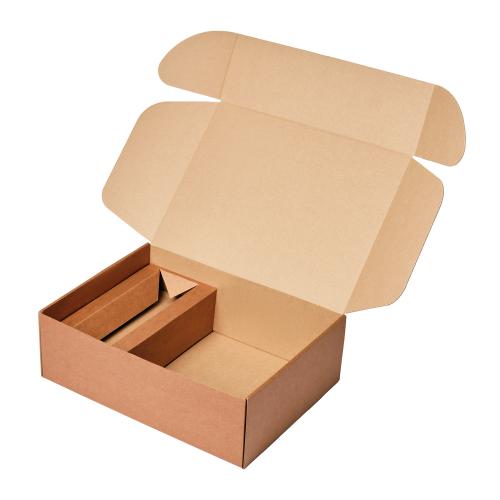 Подарочная коробка для набора с ложементом под Terso, Bianca, Prima, крафт; - купить необычные сувениры в Воронеже