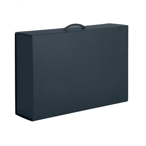 Коробка складная подарочная, 37x25x10cm, кашированный картон; - купить подарки с логотипом в Воронеже