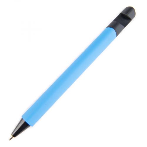 N5 soft, ручка шариковая, голубой/черный, пластик,soft-touch; - купить бизнесс-сувениры в Воронеже
