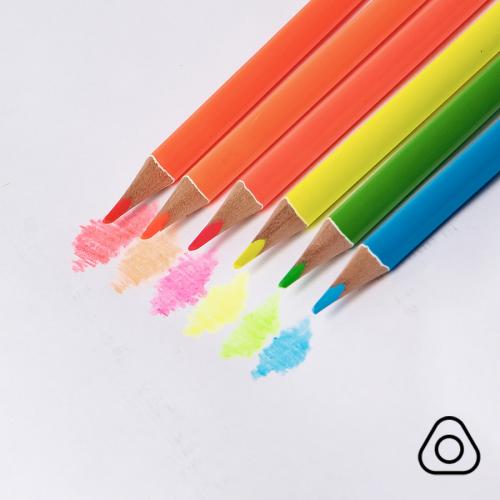Набор цветных карандашей NEON; - купить подарки с логотипом в Воронеже