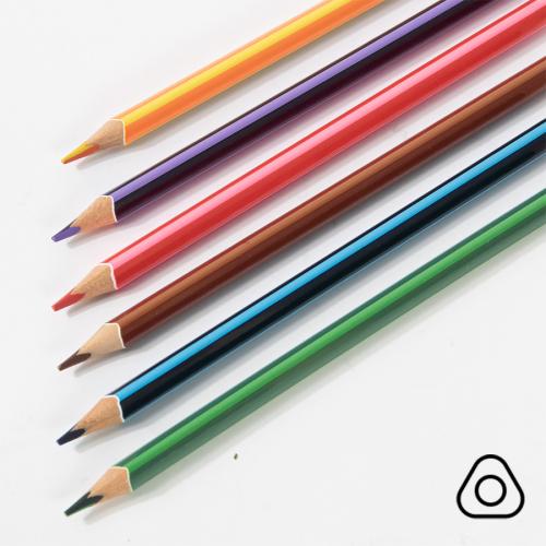 Набор цветных карандашей двухцветных MERIDIAN; - купить подарки с логотипом в Воронеже