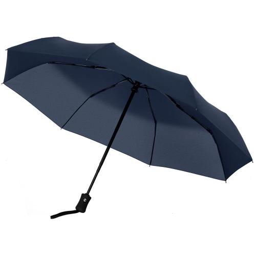 Зонт складной Monsoon, темно-синий; - купить необычные сувениры в Воронеже