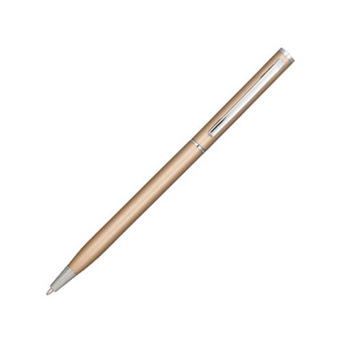 Ручка металлическая шариковая Slim, кремовый