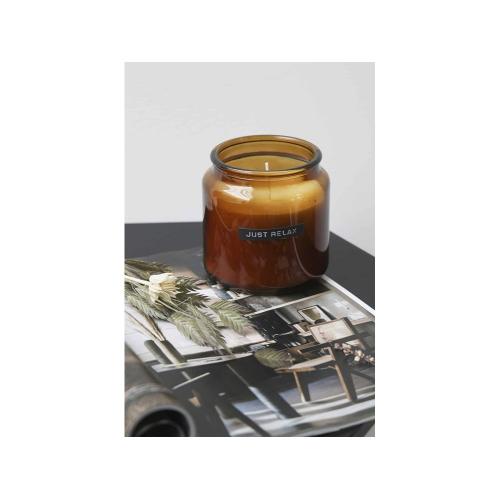 Ароматизированная свеча Wellmark Let's Get Cozy 650 г с ароматом кедрового дерева - Amber heather; - купить подарки с логотипом в Воронеже