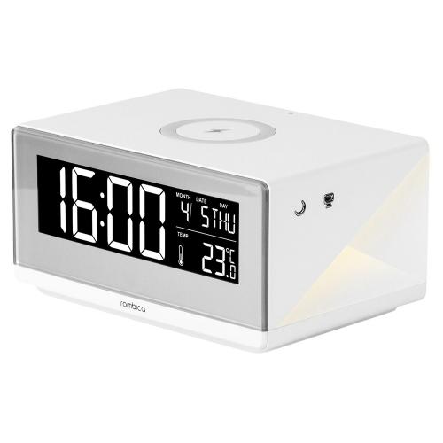 Часы с беспроводным зарядным устройством Rombica Timebox 2; - купить бизнесс-сувениры в Воронеже