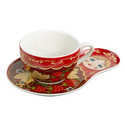 Подарочный набор: чайная пара; - купить именные сувениры в Воронеже
