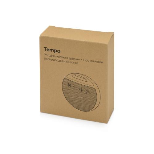 Портативная колонка Tempo; - купить подарки с логотипом в Воронеже