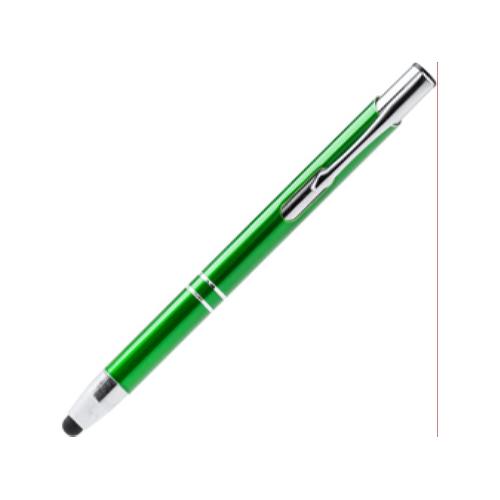Ручка-стилус металлическая шариковая KRUGER, папоротник