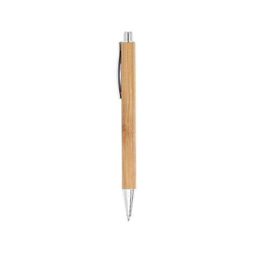 Ручка шариковая TUCUMA с корпусом из бамбука; - купить подарки с логотипом в Воронеже