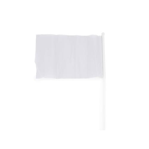 Флаг CELEB с небольшим флагштоком, белый