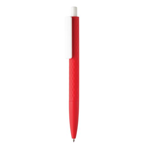 Ручка X3 Smooth Touch - красный; белый