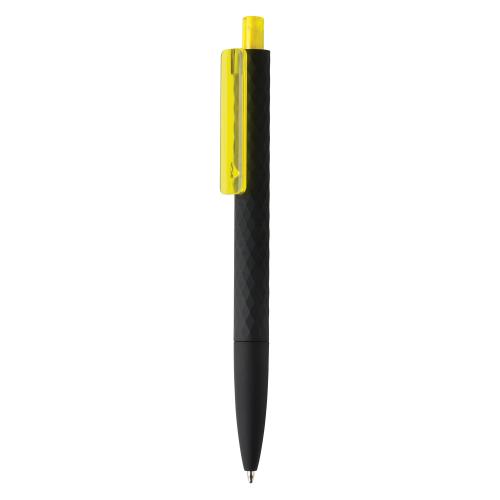 Черная ручка X3 Smooth Touch - желтый; черный