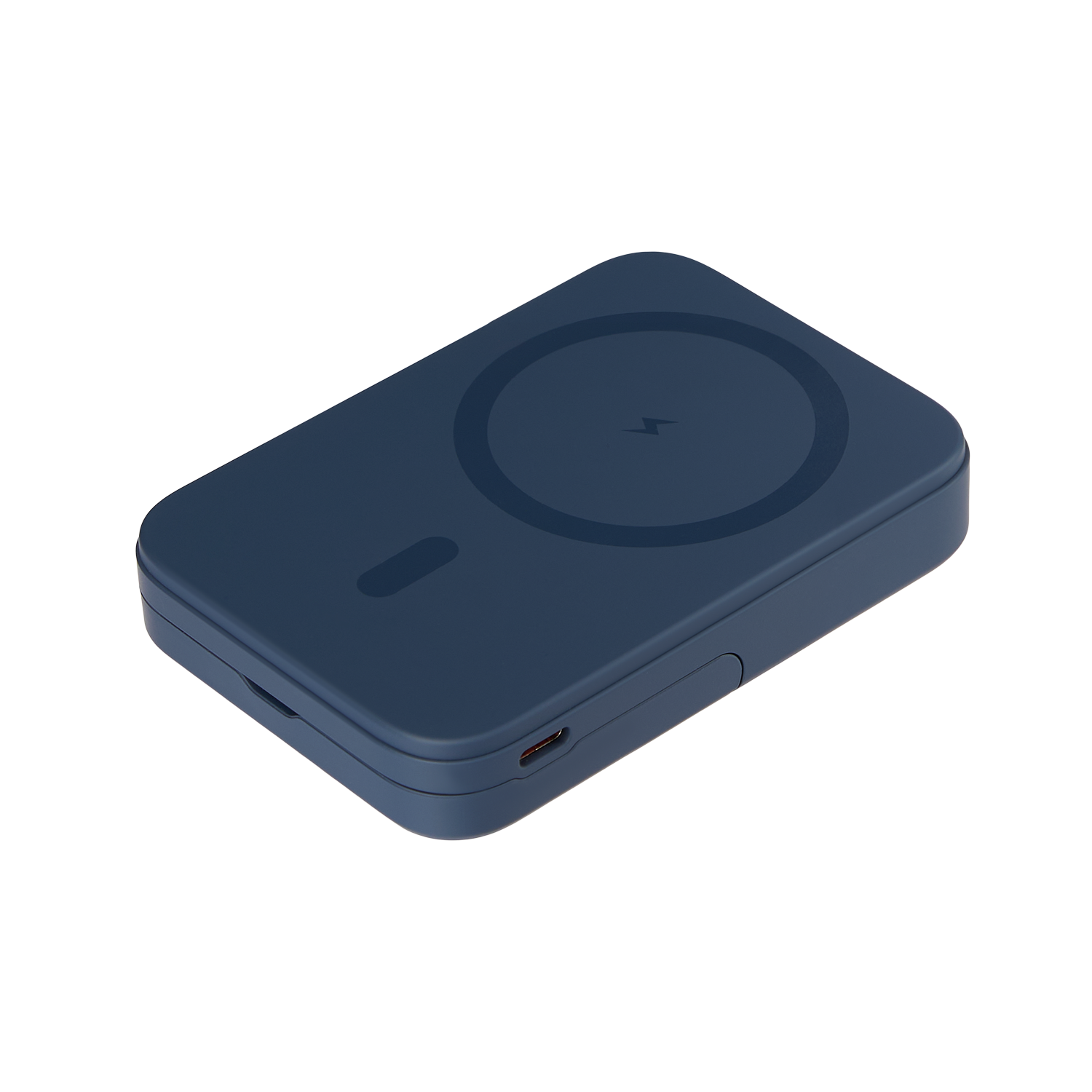 Внешний аккумулятор Юнион PD (Union PD) 10000mAh с функцией беспроводной зарядки 15W, синий