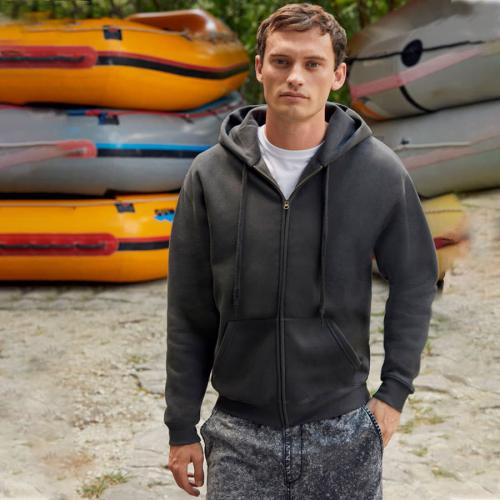 Толстовка с начесом PREMIUM HOODED SWEAT JACKET 280; - купить необычные подарки в Воронеже