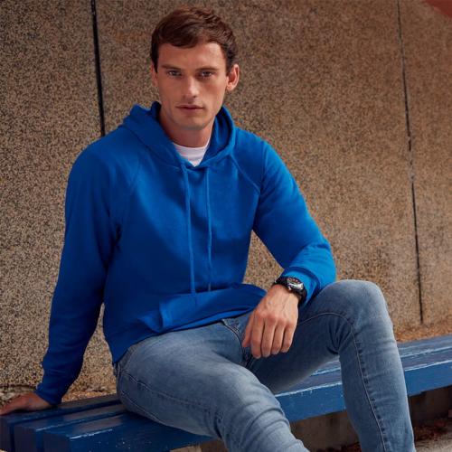 Толстовка без начеса LIGHTWEIGHT HOODED SWEAT 240; - купить именные сувениры в Воронеже