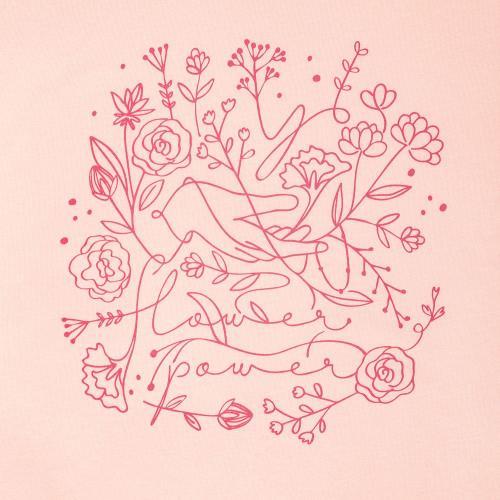 Футболка женская Flower Power; - купить именные сувениры в Воронеже