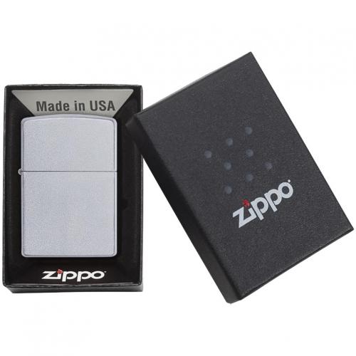 Зажигалка Zippo Classic Satin; - купить необычные подарки в Воронеже