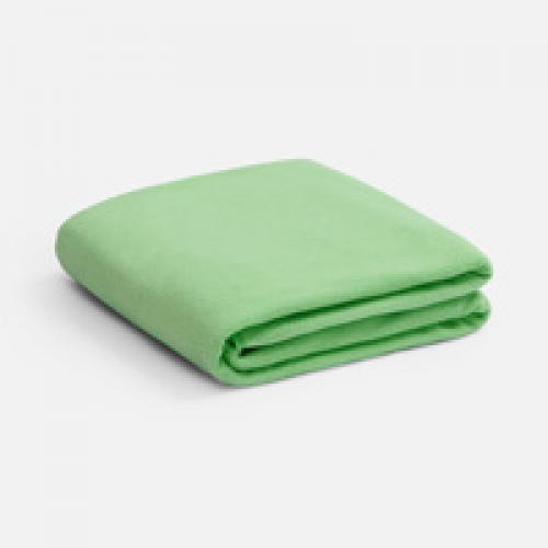 Флисовый плед Warm&Peace, светло-зеленый