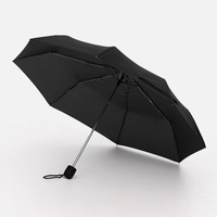 Зонт складной Basic, черный