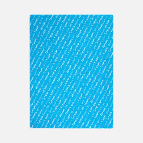 Флисовый плед Feltro Color Plus с печатью на заказ; - купить именные сувениры в Воронеже