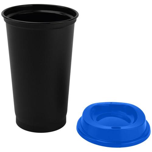 Стакан с крышкой Color Cap Black; - купить необычные подарки в Воронеже