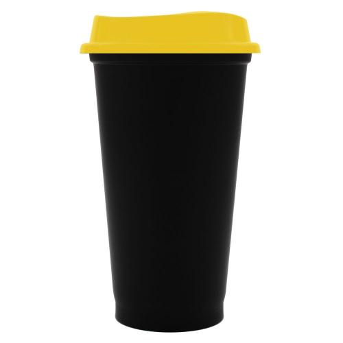 Стакан с крышкой Color Cap Black; - купить бизнесс-сувениры в Воронеже