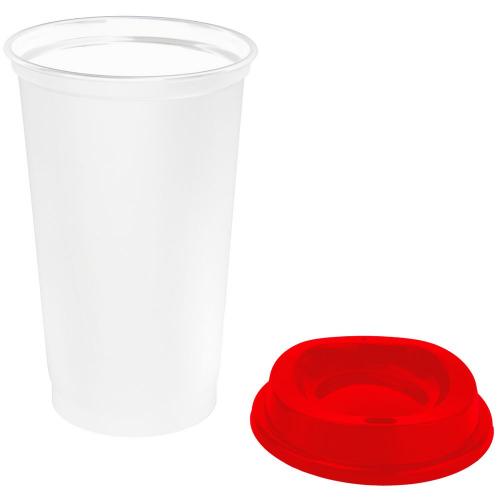 Стакан с крышкой Color Cap White; - купить необычные подарки в Воронеже