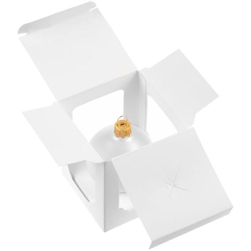 Елочный шар Gala Matt в коробке, 8,5 см; - купить подарки с логотипом в Воронеже