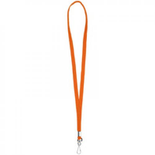 Лента с карабином Colorplan, оранжевая