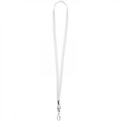 Лента с карабином Colorplan, белая