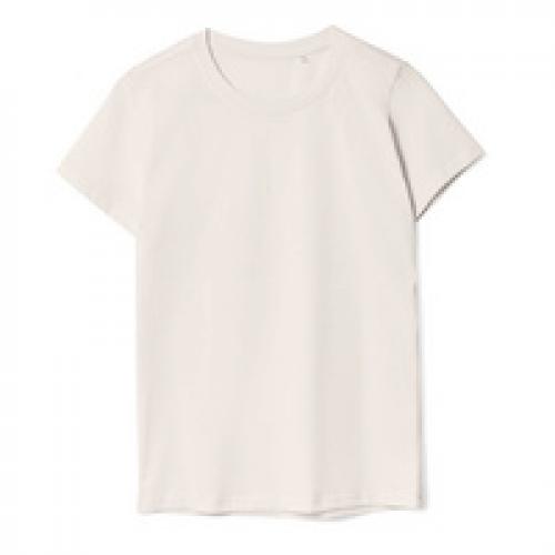 Футболка женская T-bolka Lady, молочно-белая