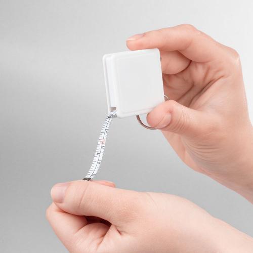 Брелок с рулеткой Square, ver.2; - купить подарки с логотипом в Воронеже