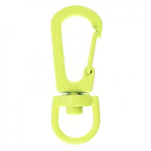 Застежка-карабин Snap Hook, S, желтый неон
