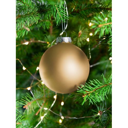 Елочный шар Finery Matt, 8 см; - купить подарки с логотипом в Воронеже