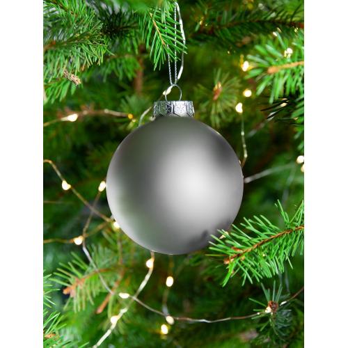 Елочный шар Finery Matt, 8 см; - купить подарки с логотипом в Воронеже