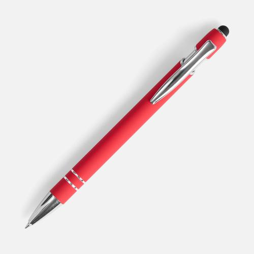 Ручка шариковая Pointer Soft Touch со стилусом; - купить необычные подарки в Воронеже