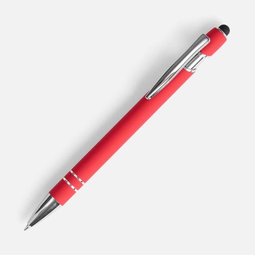 Ручка шариковая Pointer Soft Touch со стилусом; - купить бизнесс-сувениры в Воронеже