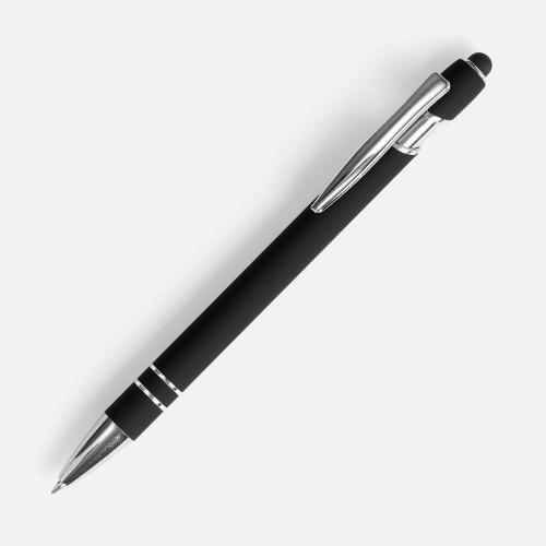 Ручка шариковая Pointer Soft Touch со стилусом; - купить бизнесс-сувениры в Воронеже