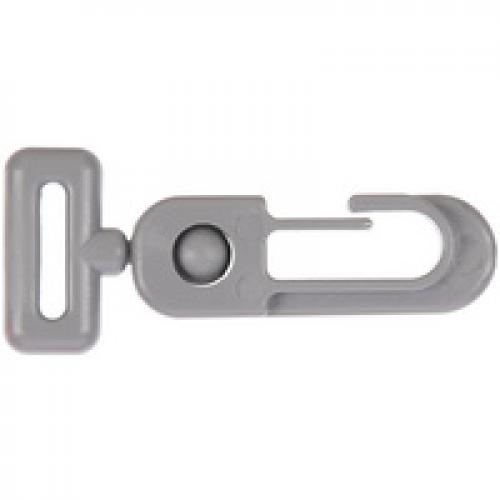Застежка-карабин Carabine, S, серый