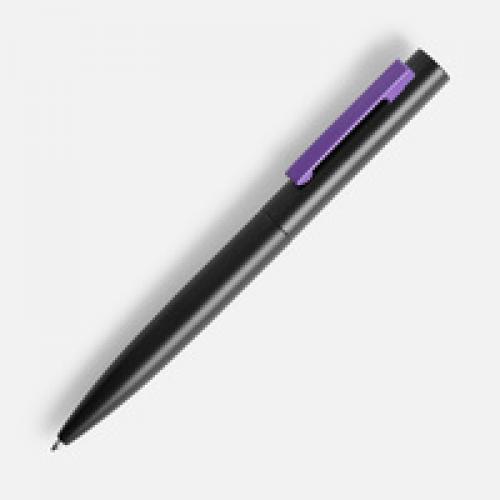 Ручка шариковая Inkolor, черная с фиолетовым