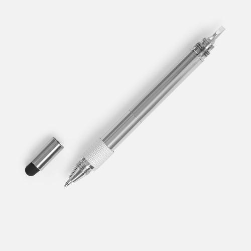 Ручка шариковая Numeric, мультиинструмент; - купить подарки с логотипом в Воронеже