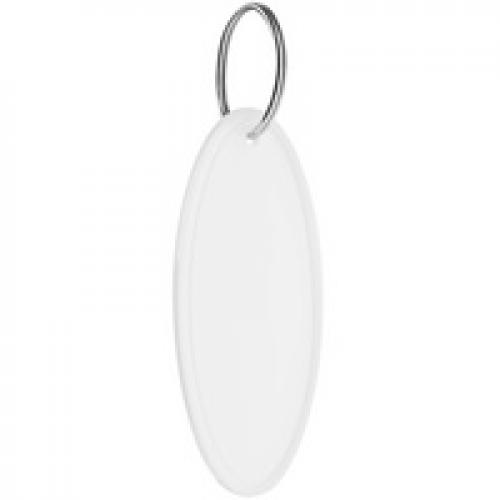 Брелок «Овал», белый