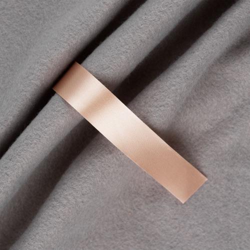 Лента сатиновая Satin 20 S, светло-бежевая; - купить бизнесс-сувениры в Воронеже