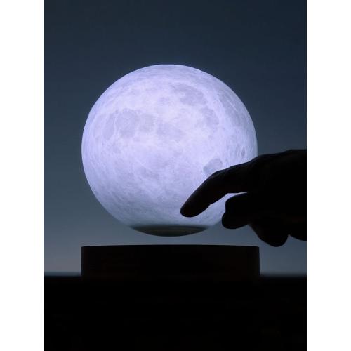 Левитирующая луна MoonFlight с деревянной подставкой; - купить необычные подарки в Воронеже