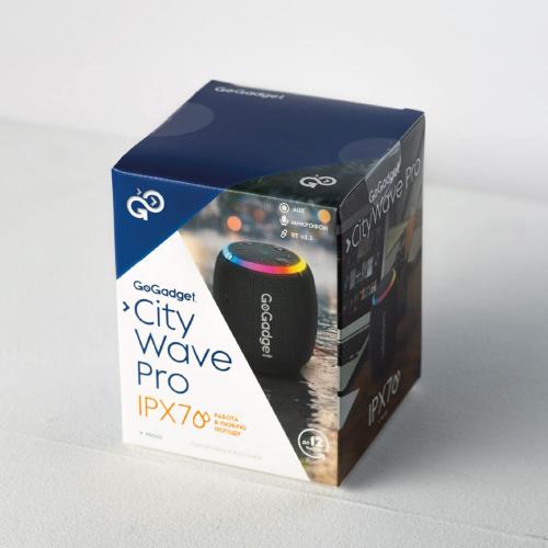 Водонепроницаемая колонка с подсветкой CityWave Pro; - купить именные сувениры в Воронеже