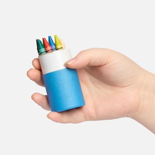 Набор цветных карандашей с мелками Kiddo Tube; - купить именные сувениры в Воронеже