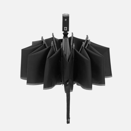 Зонт обратного сложения Norsken с фонариком; - купить именные сувениры в Воронеже