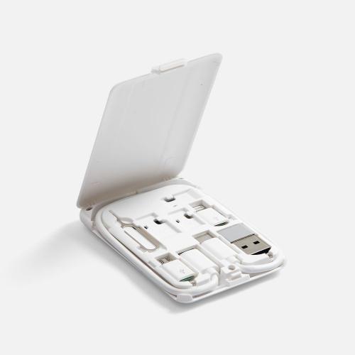 Органайзер с беспроводной зарядкой и набором адаптеров Octopod; - купить необычные подарки в Воронеже