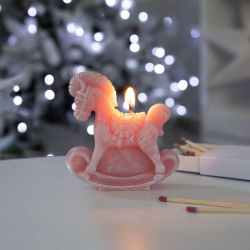 Свеча фигурная «Лошадка-качалка»; - купить подарки с логотипом в Воронеже