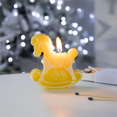 Свеча фигурная «Лошадка-качалка»; - купить подарки с логотипом в Воронеже